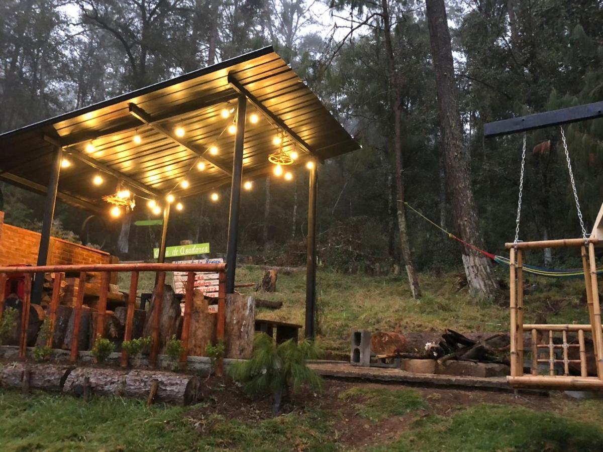 Cabana Romantica En El Bosque! Acaxochitlán Exterior foto
